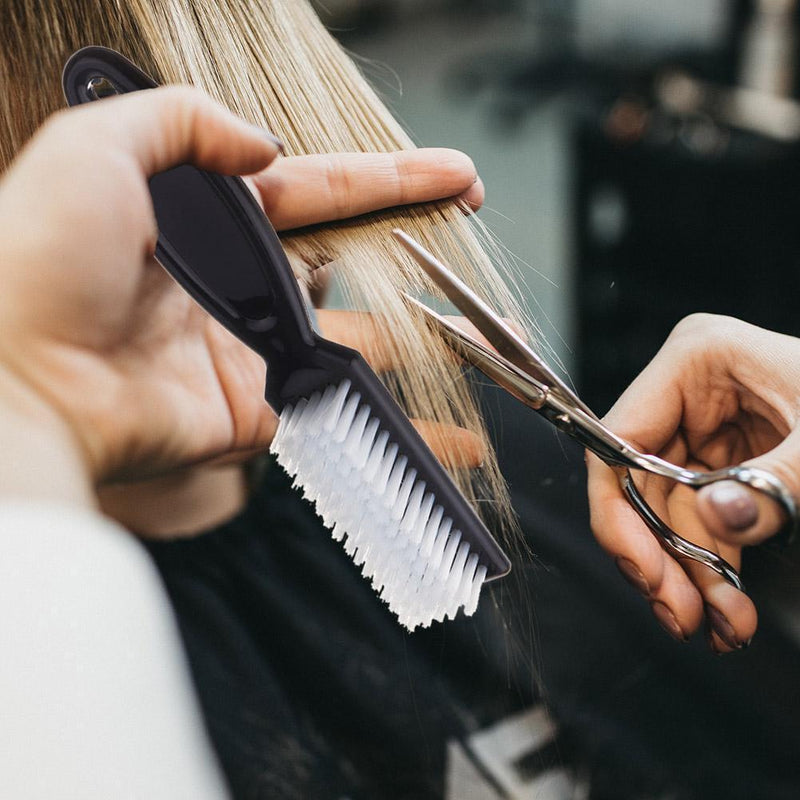 Plastic Handle Hairdressing Brushes Neck Duster Broken Hair Remove Salon Tool