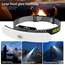 COB LED Headlight Flashlight Rechargeable Headlamp Torch Camping Work Light