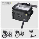 Bicycle Riding Front Frame Handlebar Bag Bike Touch Screen Phone Drink Holder