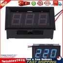 Blue LED AC 30-500V Digital Voltmeter Voltage Display w/ 2 Wires  Newly