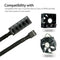 PC CPU Power 1 Female To 5 Male 4 Pin Socket Cooler Best Fan T4W2