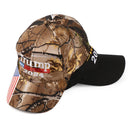 Camo Cotton Baseball Cap Trump 2024 Caps Trump Supporters Hats US Flag Hats