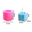 Soap Shaped Mold Candle Silicone DIY Mould Tool For Aroma Gypsum Christmas J0R2
