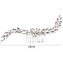 Clips Bridal Hair Ornaments Hair Combs Leaf Crystal Tiara Flower Hair Pin