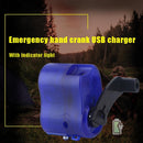 Mini Hand Crank Power Charger Outdoor Emergency USB Charging for Mobile Phone