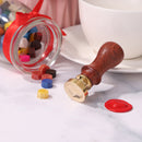 Wax Seal Stamp Pattern Retro Lacquer Seal Metal Head with Handle (FD04) Newly