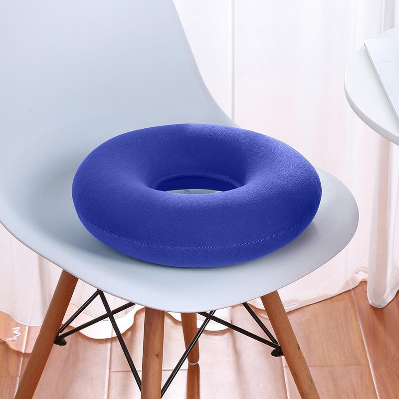 Seat Cushion Circular Inflatable Anti Bedsore Pad Chair Mat (Dark Blue)