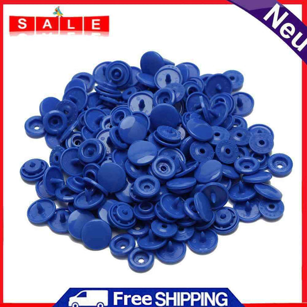 Akaddy 50pcs Push Button Clasp DIY Baby Clothing Push Button (Dark