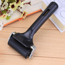 Black Rubber Roller Brush Rubber Roller DIY Painting Craft Tools(6cm) Newly
