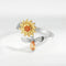 Freely Sunflower Spinning Anxiety Ring Finger Ring Anti-stress Rotating Ring