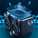 Car Tissue Storage Box Phone Drinks Cups Tray Holder Foldable Drawer Organizer