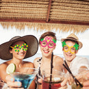 6pcs Hawaii Summer Party Paper Glasses Kid Beach Party Funny Photo Props Decor