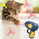 Cats Interactive Toys Flying Saucer Luminous Dragonfly Discs Training Supplie
