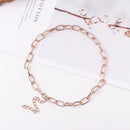 Geometric Jewelry Short Chain  Aluminium Metal Chain Statement Necklace Choker