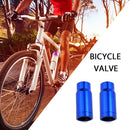 Road Bike Valve Nut Aluminum Alloy Cycling Protection Accessories (Blue) Newly
