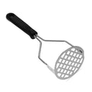 Making Smooth Potato Masher Black Handle Stainless Steel Vegetable Crusher