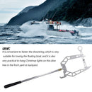Stainless Steel Boat Hook Multi-Purpose Mooring Hook Rope Long Distance Threader