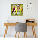 5D DIY Full Round Drill Diamond Paint Baby Girl Mosaic Rhinestone Draw Picture
