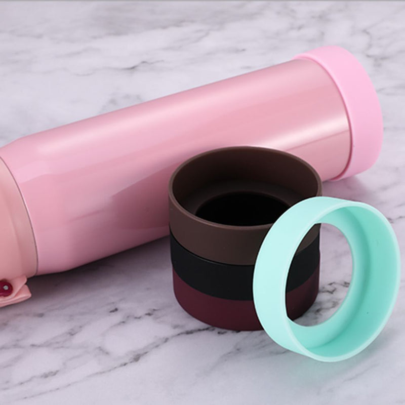 Drink Bottle Pad Silicone Cup Sleeve Thermos Cup Coasters Insulation Cup Mat