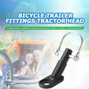 Bicycle Trailer Hitch Coupler Set Bike Children Trailer Traction Head Towbar