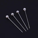 480pcs 1.46"" Colorful/White Round Bead Straight Headpens Tailoring Sti