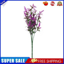Artificial Plant Lavender Flower Home Desk Outdoor Garden Decor (Red Lotus)