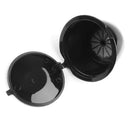 3pcs Coffee Capsule Filters Coffee Cup for Dolce Gusto (Black-Brown-Red)