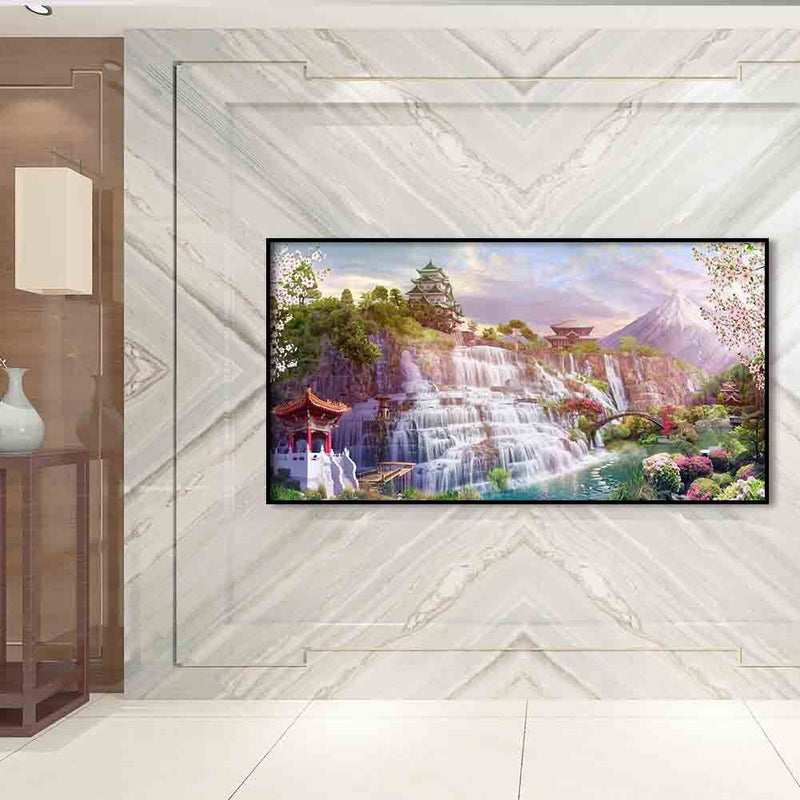5D Waterfall Diamond Embroidery Diamond Painting Home Decor Bead Art DIY Gift