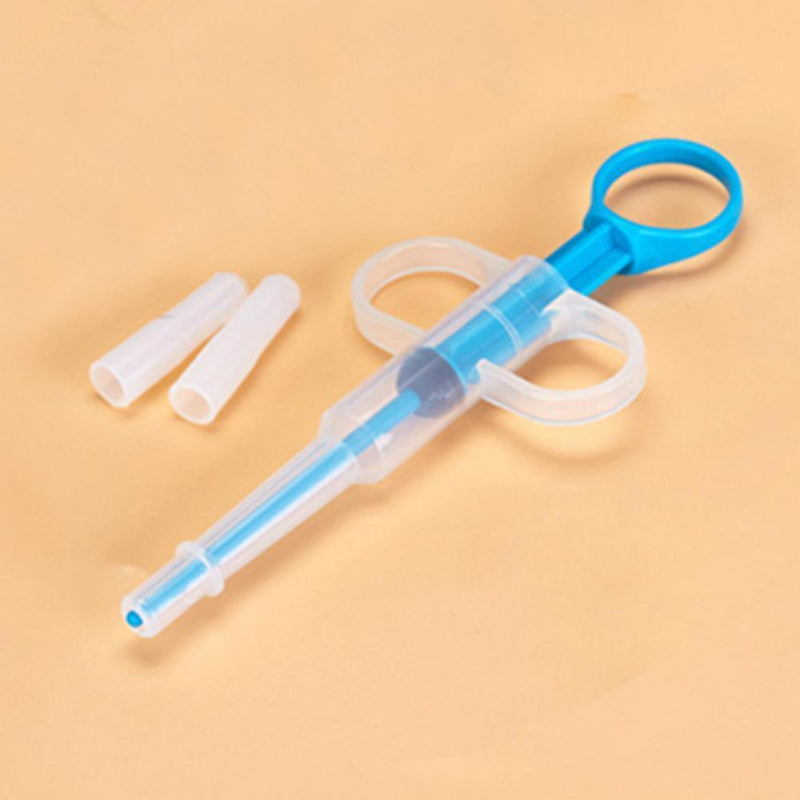 Dog Cat Piller Medicine Dispenser Pills Injection Needle Pet Feeder (Blue)