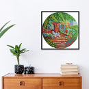 DIY Cotton Cross Stitch Kit Embroidery Artwork Hanging Digital Needlework Decor