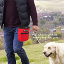 Portable Training Dog Snack Bags Oxford Outdoor Feed Storage Pouch (Red) Newly