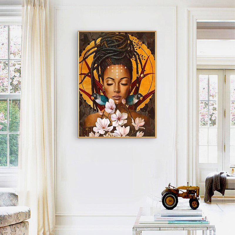 5D DIY Diamond Painting Kits Full Round Drill Mosaic Picture Wall Decoration