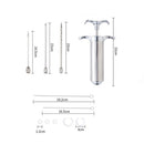 Stainless Steel Spice Syringe Set BBQ Meat Sauce Injector Kitchen Tools (B)
