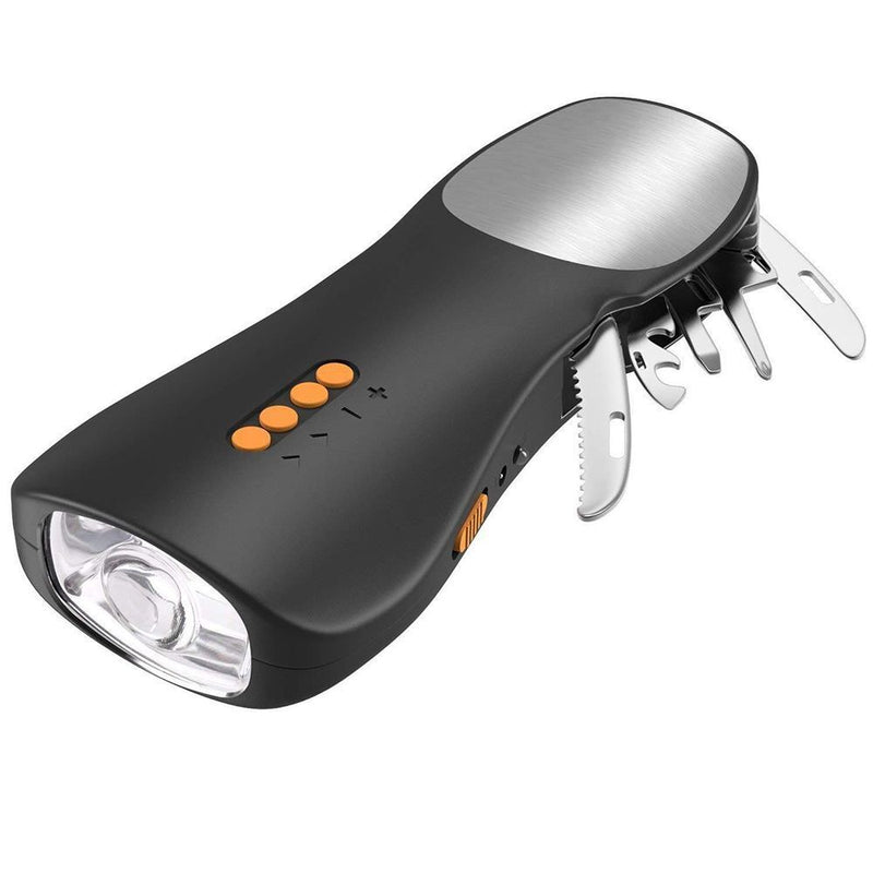 Emergency Rescue Flashlight Charging Power Bank Radio Receiver Mobile Power