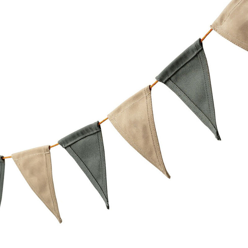 Triangular Pennant Bunting Banner Outdoor Camping Party Flags Hanging Decor