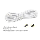 Light Strip Extension Cable for 3528 5050 RGB/5050 RGBW LED Cord (4P-1m) Newly