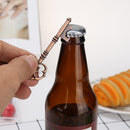 5pcs Wedding Retro Key Bottle Opener Candy Bag Tags Ribbon Holiday Party Su