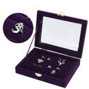 Lint Containing Jewelry Box Styrofoam Box Pack Small (Purple)