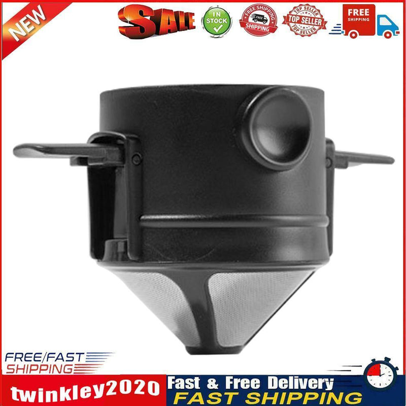 Foldable Coffee Filters Stainless Steel Drip Coffee Funnel Coffee Dripper Newly