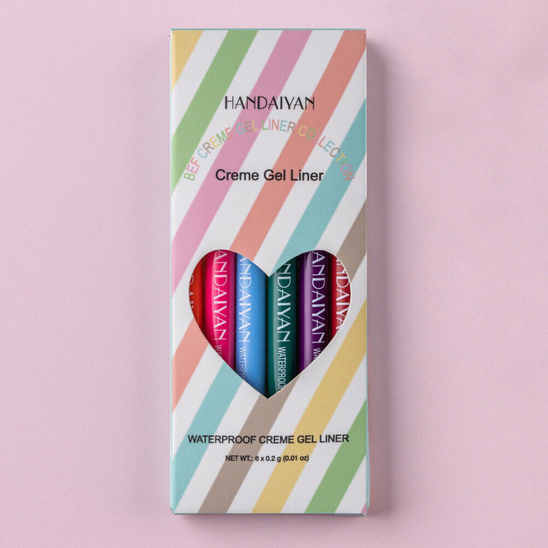 Handaiyan Colored Eyeliner Waterproof Eyeliner Pencil Long Lasting Matt (C)