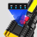 P7900 Super Bright Flashlight Portable Rechargeable Waterproof Spotlight La