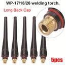 Soldering Supplies Arc TIG Welding Torch 57Y02 WP17/18/26 Long Back Cap