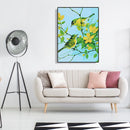 DIY Digital Oil Painting By Numbers Birds on Branch Canvas Acrylic Picture