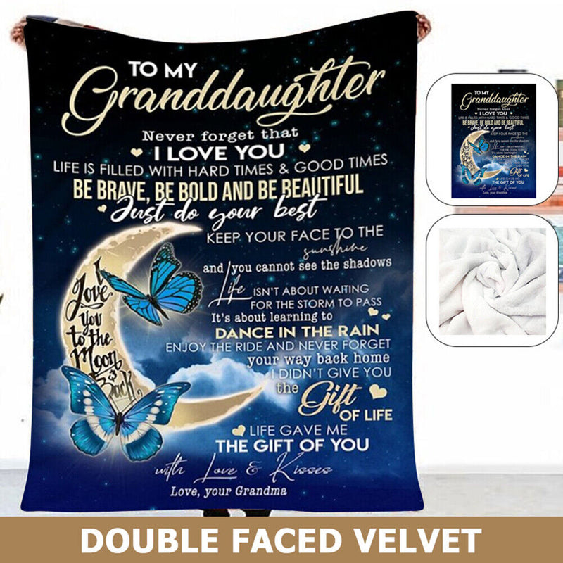 Letter Print Fleece Throw Blanket for Bed Sofa Couch Cozy Bedding Outlet Quilts