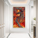 5D Full Round Drill Diamond Painting DIY Abstract Kits Picture Rhinestones Cr