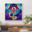 Pterosaur 5D DIY Partial Special Shape Drill Diamond Painting Kits Decor