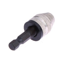 For 1/4" Keyless Drill Bit Chuck Hex Shank Adapter Converter 0.3mm-3mm Newly