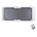 240mm 18 Tube Straight Thread Heat Radiator Exchanger for PC Water Cooling