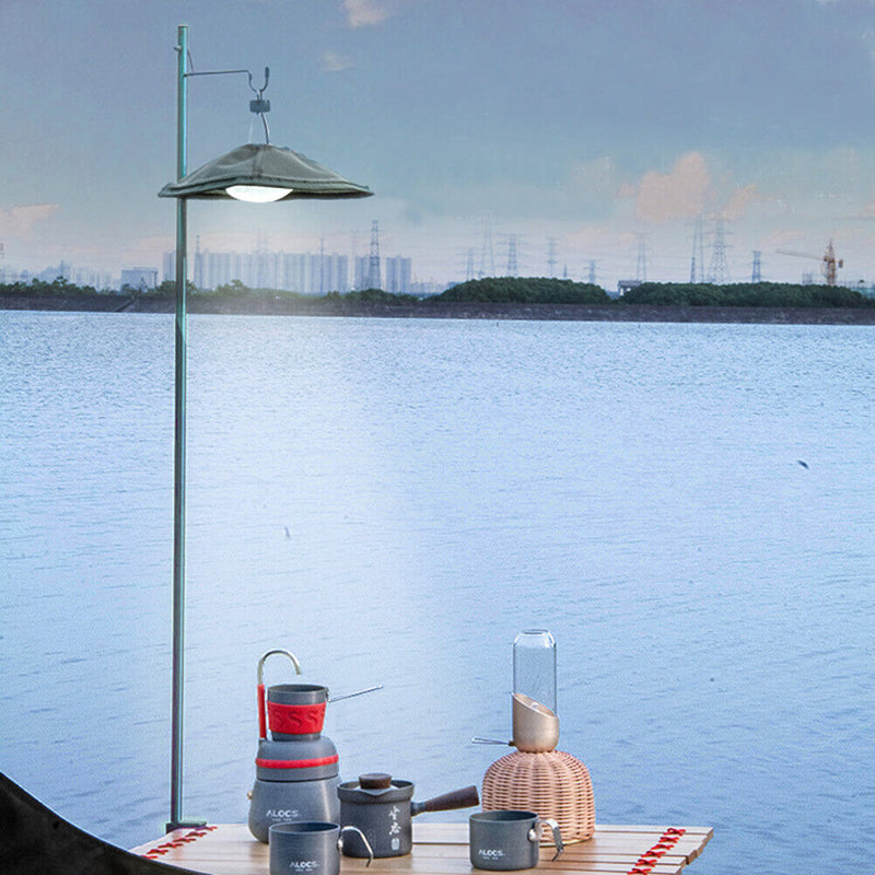 Outdoor Camping Portable Folding Lamp Bracket Pole Tent Hanging Lantern Hol