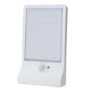 Solar LED Wall Lamp IP65 Human Induction Sensor White Light Outdoor (White)